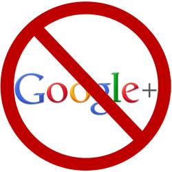 Facebook, реклама, Google+, запрет